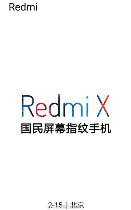 Xiaomi Redmi X se anunciará el 15 de febrero según este teaser oficial.
