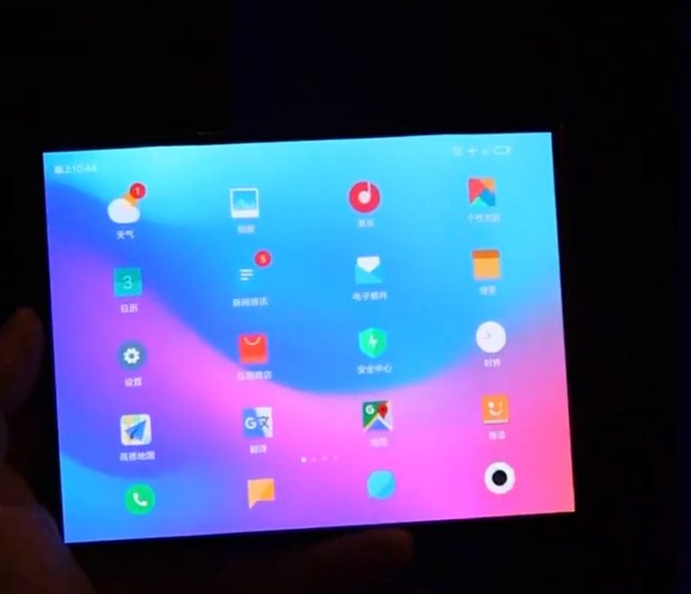 El smartphone flexible de Xiaomi tendría dos bisagras en su pantalla