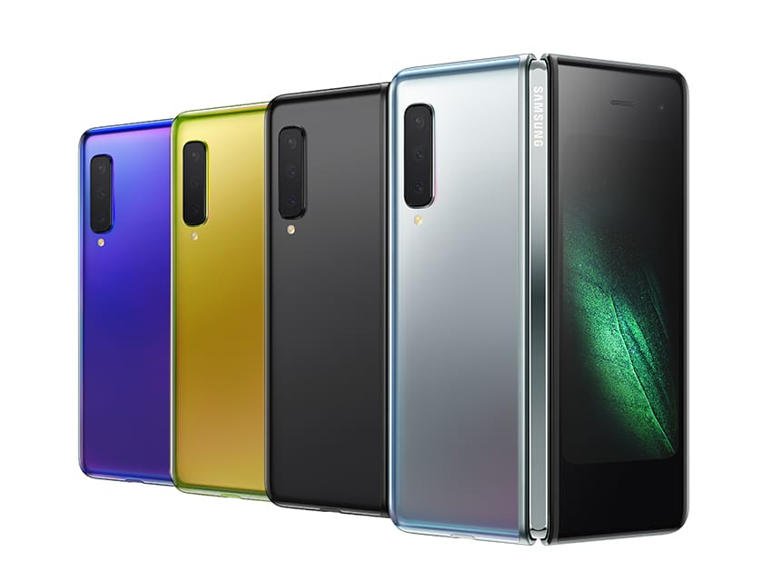 Samsung Galaxy Fold colores