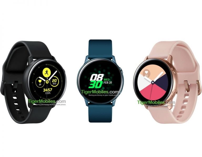 Tres colores diferentes del Samsung Galaxy Watch Sport se anunciará pronto
