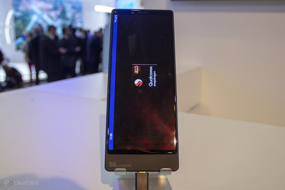 Sony AG-1 se exhibe en la MWC 2019, un prototipo de flagship con 5G.