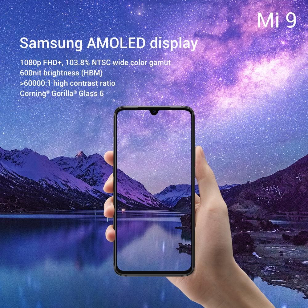 Xiaomi revela el Xiaomi Mi 9 en Twitter dos días antes de su anuncio oficial.
