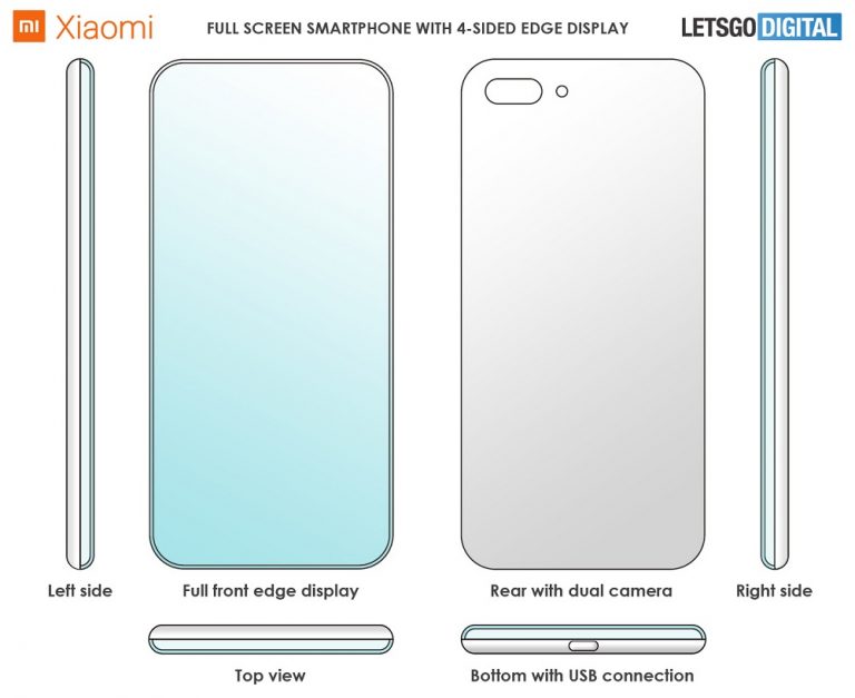 El Xiaomi Mi Mix 4 podría lucir un display con cuatro lados curvados