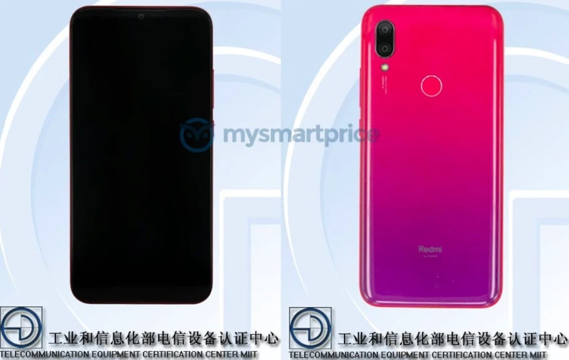 Xiaomi Redmi 7 se certifica en TENAA revelando su diseño y características.