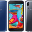 Samsung Galaxy A2 Core en coelores negro y azul