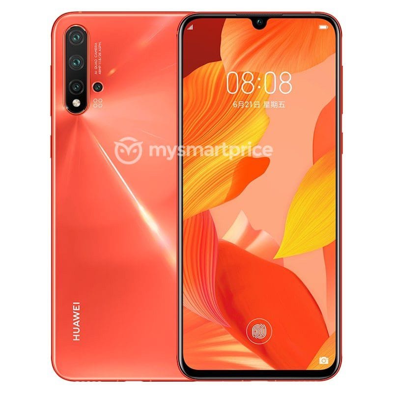 Huawei Nova 5 Pro se filtra en renders y características antes de su debut