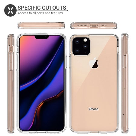 Carcasa protectora de Olixar para el iPhone XI con puerto Lightning.