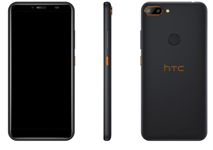 Render filtrado del diseño del HTC Wildfire E y WildFire E Plus.