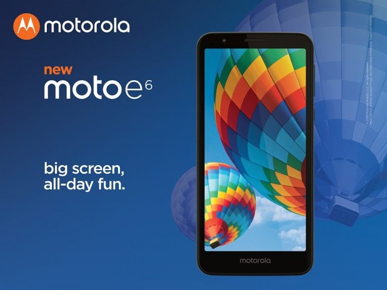 Sin teasers que lo anticiparan, el Motorola Moto E6 es ahora oficial