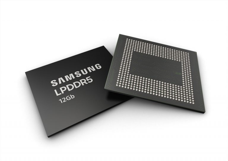 Samsung comienza a producir masivamente chips DRAM LPDDR5 de 12GB