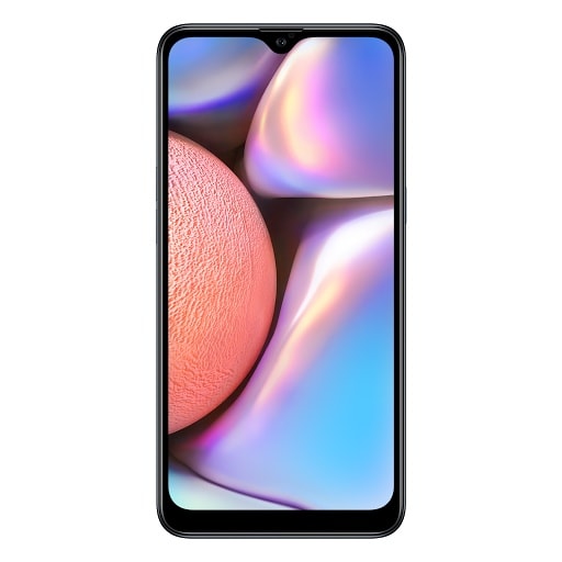 Render frontal del Samsung Galaxy A10s con Infinity-V Display.