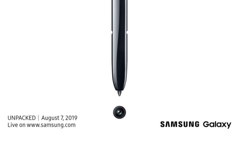Parece que el Samsung Galaxy Note 10 se anunciará el 7 de agosto