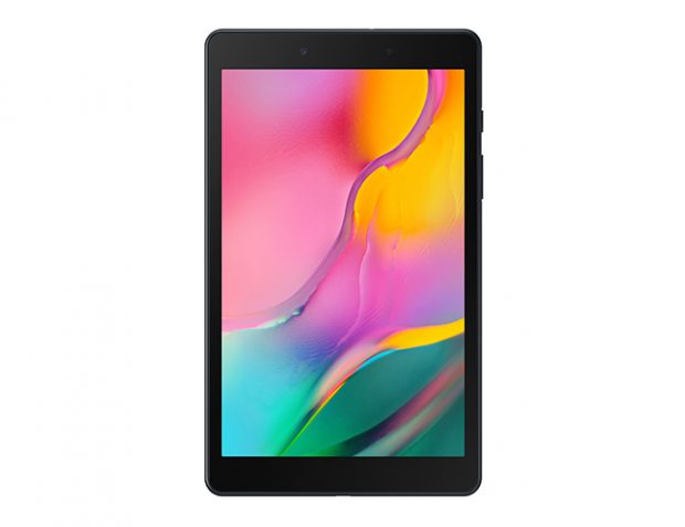 Render frontal de la Samsung Galaxy Tab A 8'' (2019) color negro.