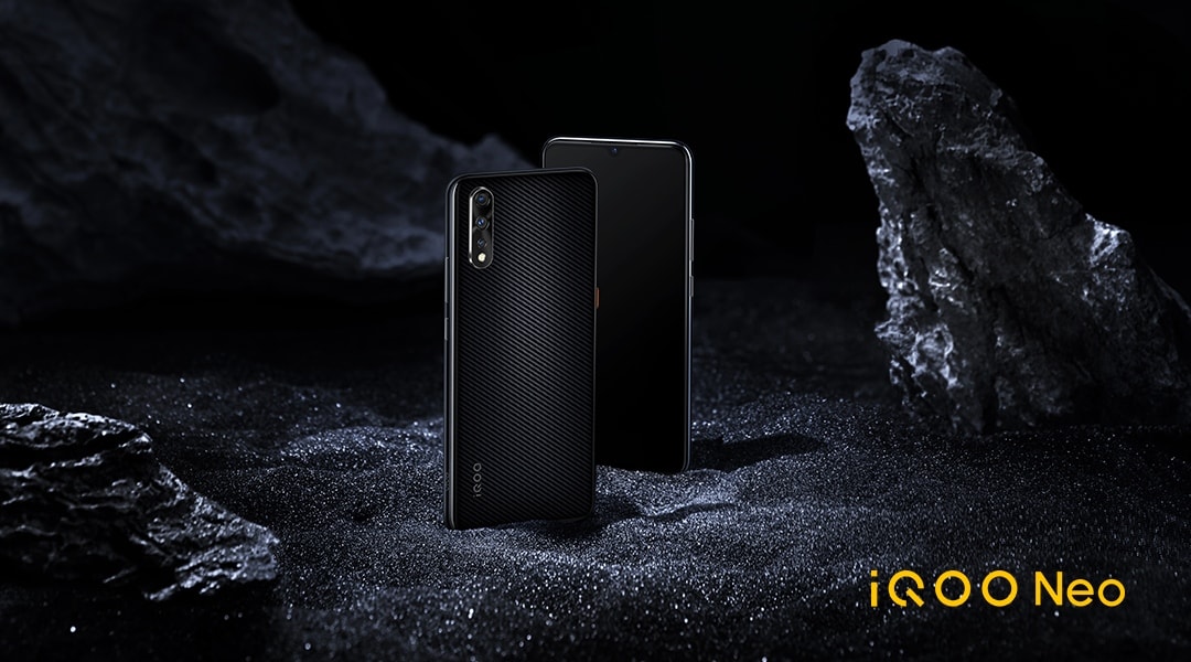 Vivo anuncia el Vivo IQOO Neo en dos colores diferentes: negro y violeta.