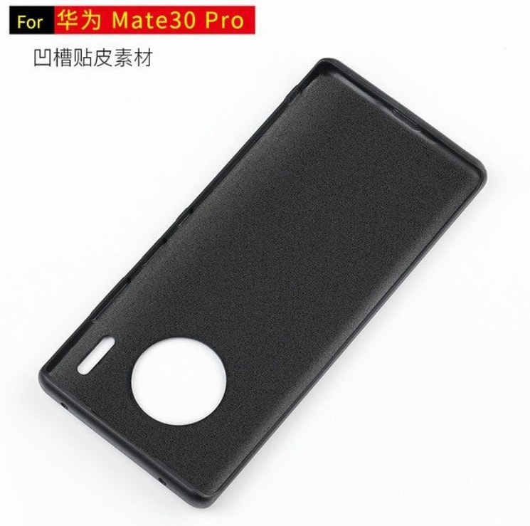 Render filtrado de una carcasa protectora dorsal del Huawei Mate 30.
