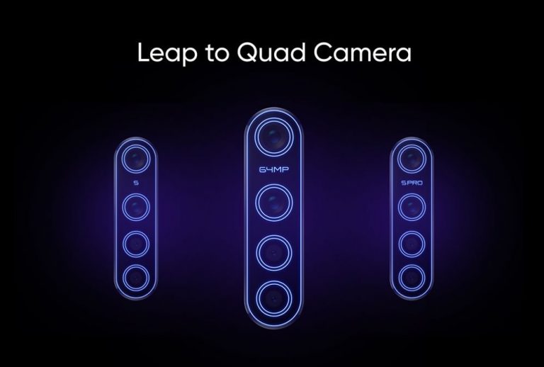 A falta de uno, Realme lanzará tres smartphones con cámara cuádruple