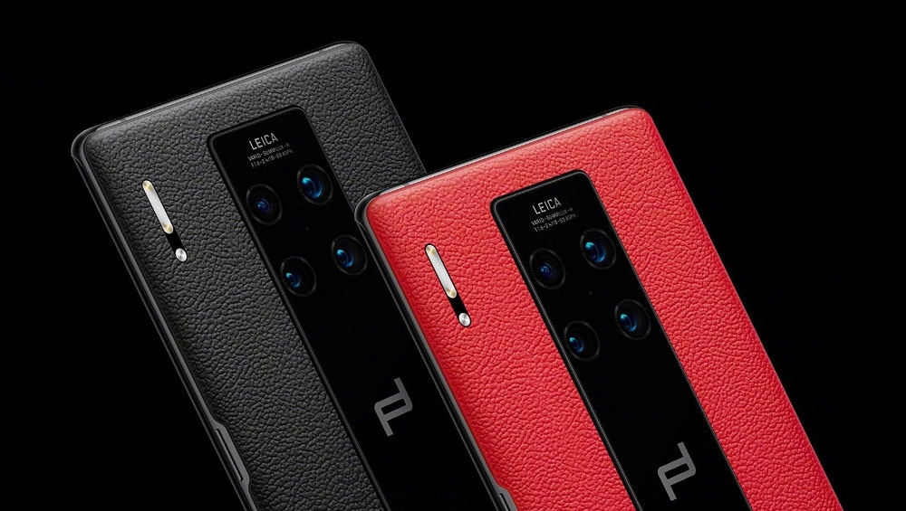 Render oficial del dorso del Huawei Mate 30 RS Porsche Design en sus dos colores.
