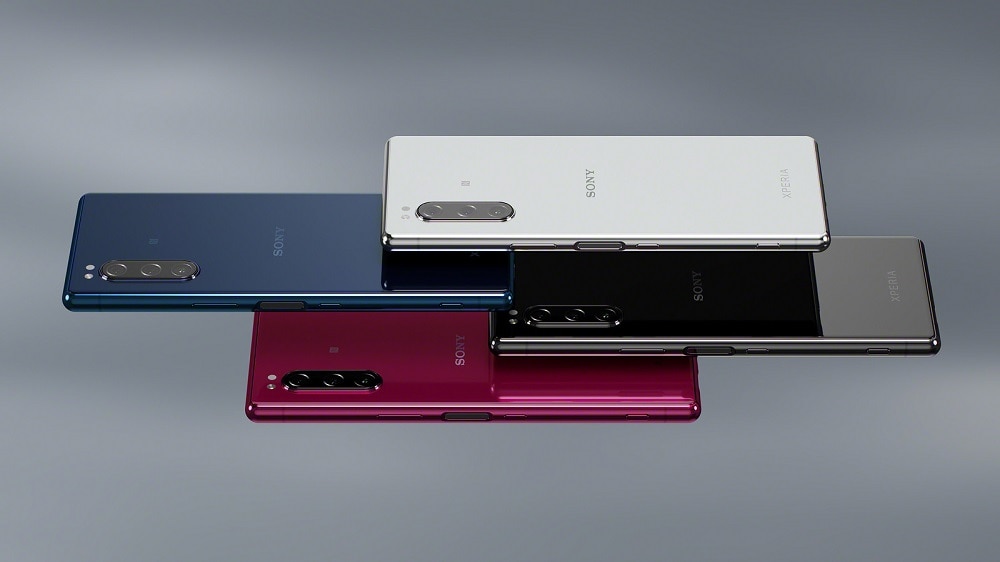 Render oficial de todos los colores del Sony Xperia 5.