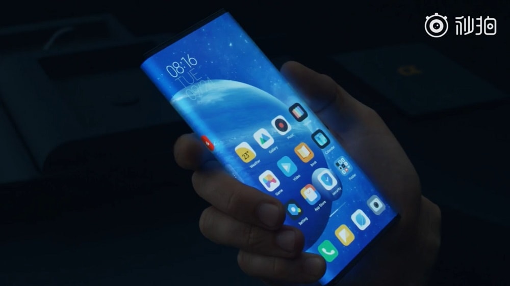 Botones táctiles laterales del Xiaomi Mi Mix Alpha.