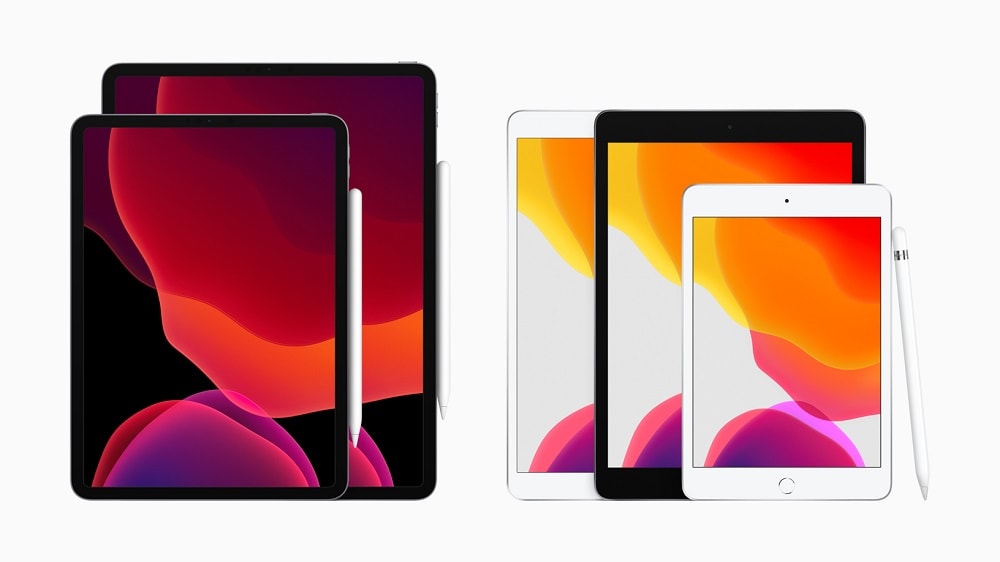Render comparativo entre las iPad de séptima y sexta generación.