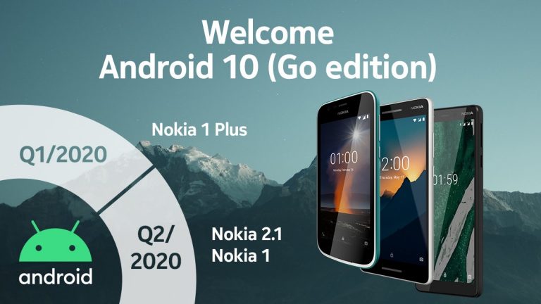 Nokia confirma que Android 10 (Go Edition) llegará a sus smartphones Android Go