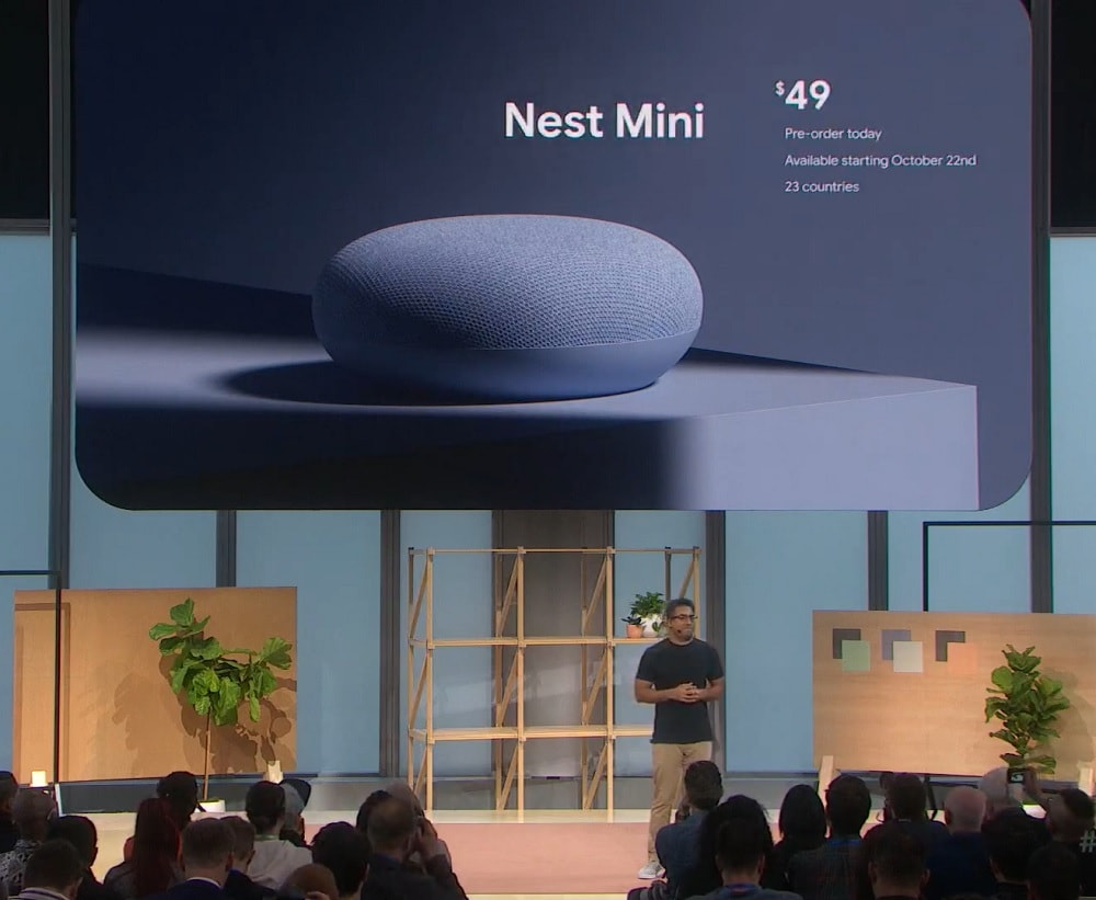Precios de la nueva generación de Google Nest Mini.