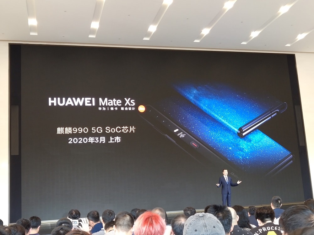 Primer teaser oficial del Huawei Mate Xs que se anunciará en marzo del 2020.