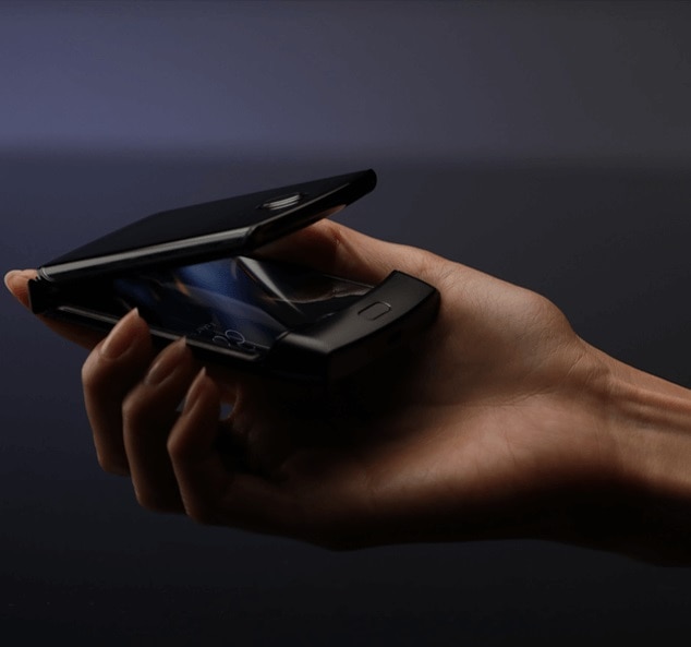 Imagen publicitaria filtrada del Motorola RAZR 2019.