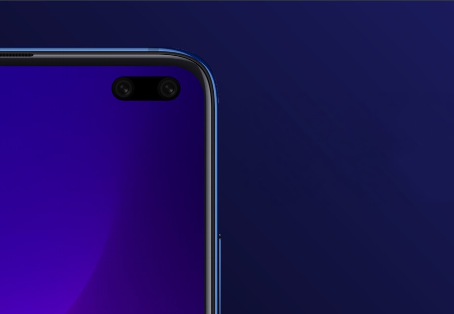 Teaser del Xiaomi Redmi K30 mostrando parte de su diseño frontal.