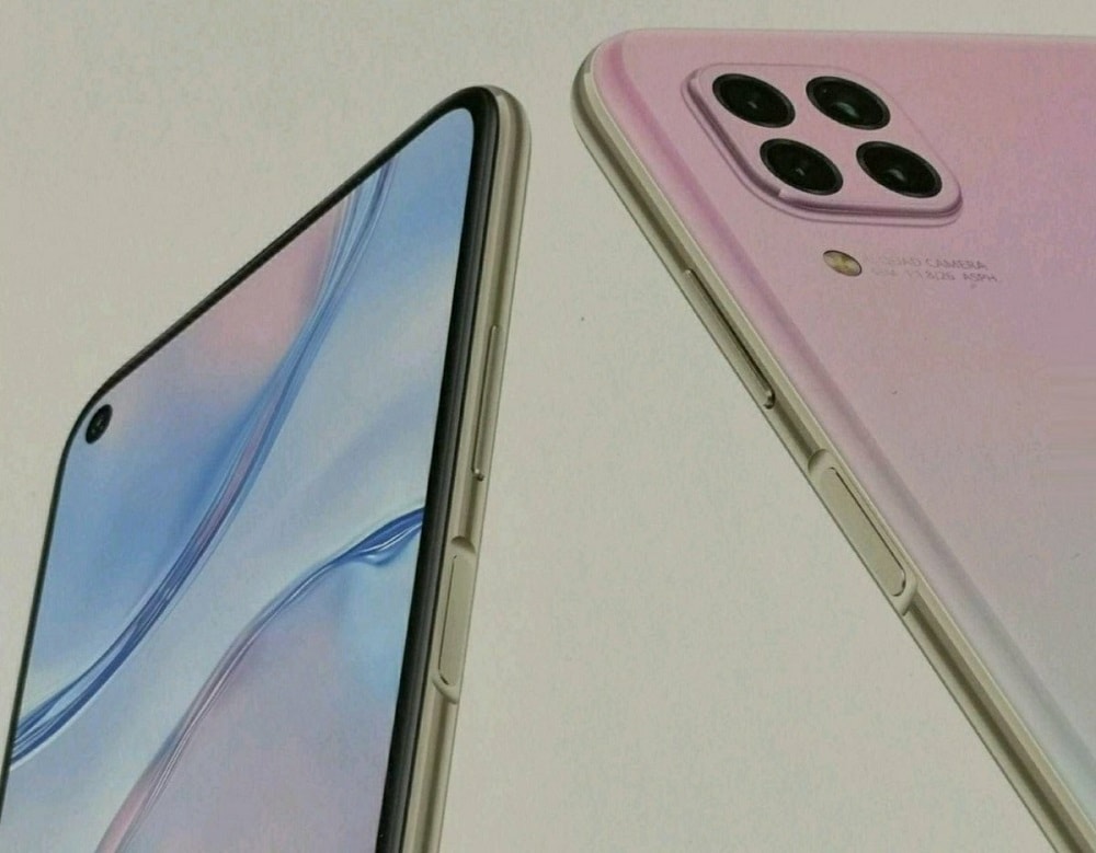Diseño frontal y dorsal filtrado del Huawei Nova 6 SE.
