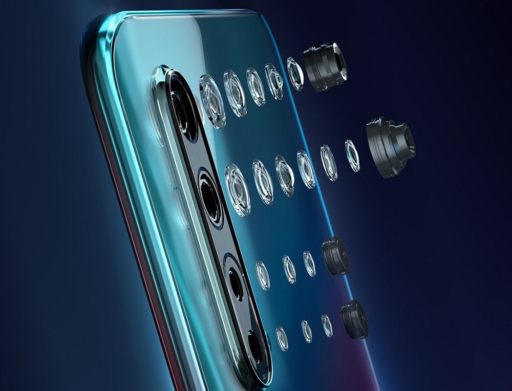 Render ilustrando la configuración de lentes de la cámara cuádruple del OPPO Reno 3 Pro.