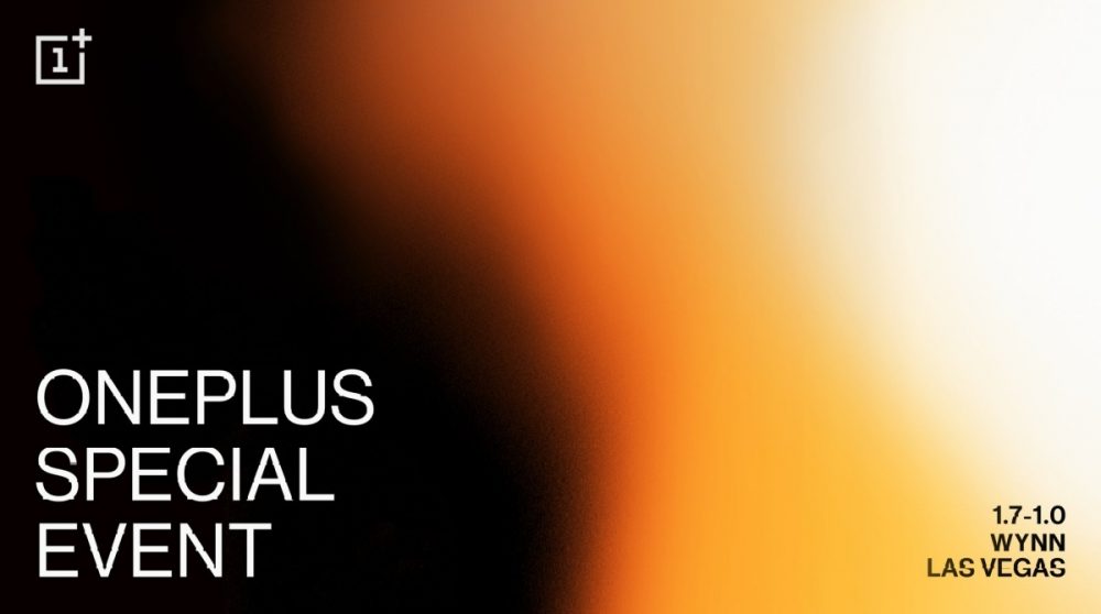 Invitación al evento especial de OnePlus para el próximo 7 de enero.
