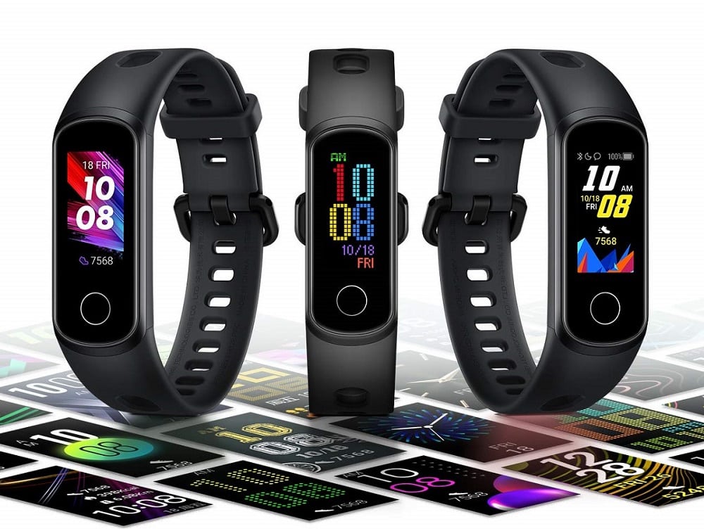 Diseño completo de la Huawei Honor Band 5i.