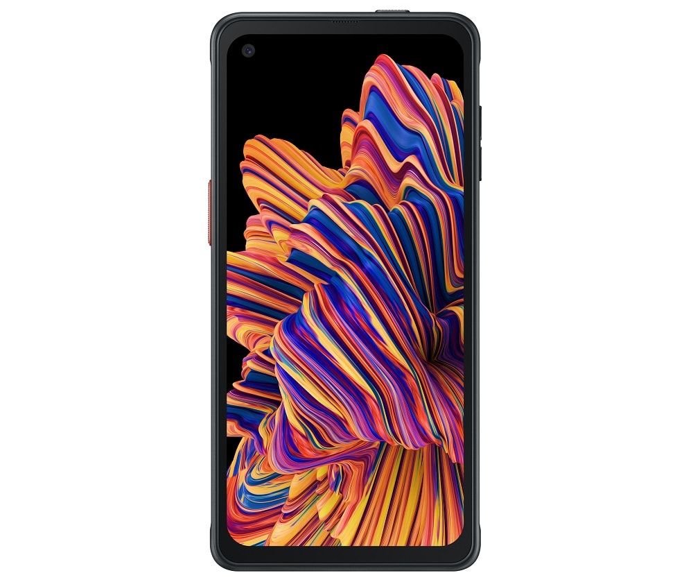 Diseño frontal del Samsung Galaxy XCover Pro.