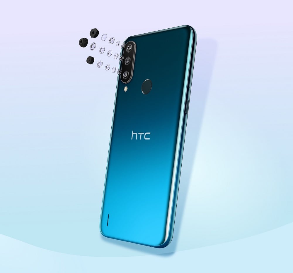 Render oficial del diseño dorsal del HTC Wildfire R70.