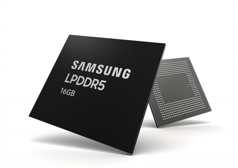 Samsung comienza a producir masivamente chips DRAM LPDDR5 de 16GB