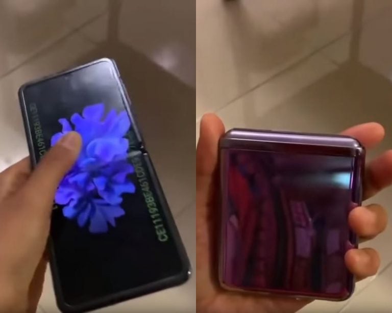 Se confirma el diseño del Samsung Galaxy Z Flip en este video filtrado