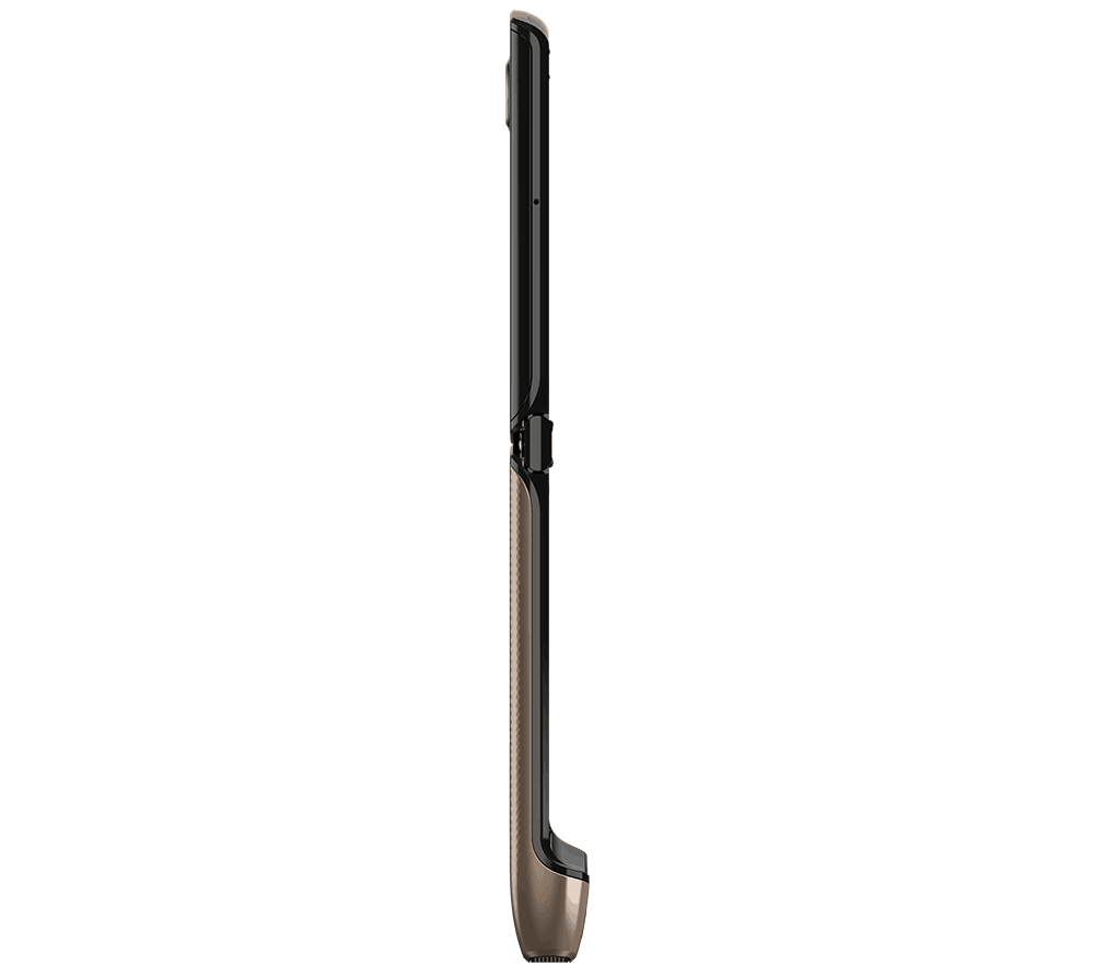 Motorola Razr 2019 dorado perfil