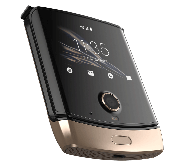 Este es el Motorola RAZR 2019 dorado, el próximo nuevo color