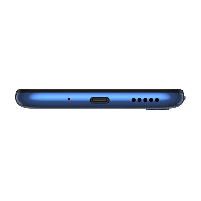 Render oficial de la arista inferior del Motorola Moto G8.