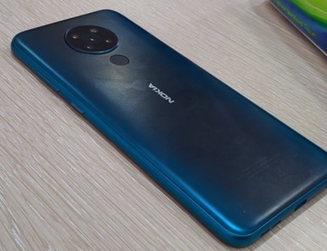 Fotografía filtrada del diseño posterior del Nokia 5.3