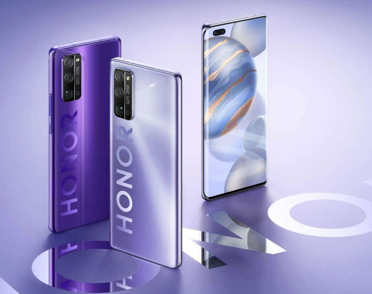 Render oficial del diseño de los Honor 30 Pro y Honor 30 Pro+.