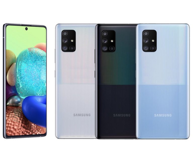 Se filtran detallados renders del Samsung Galaxy A71 5G y algunas de sus specs