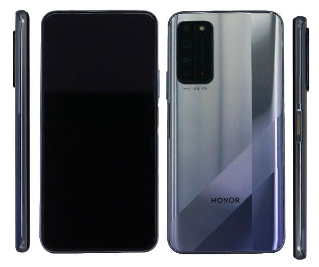 Render oficial del diseño del Huawei Honor 10X según TENAA.