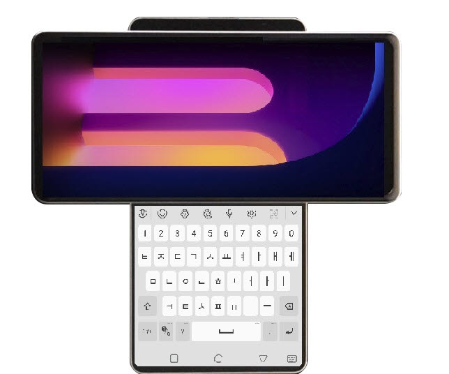 Diseño conceptual del LG Wing.