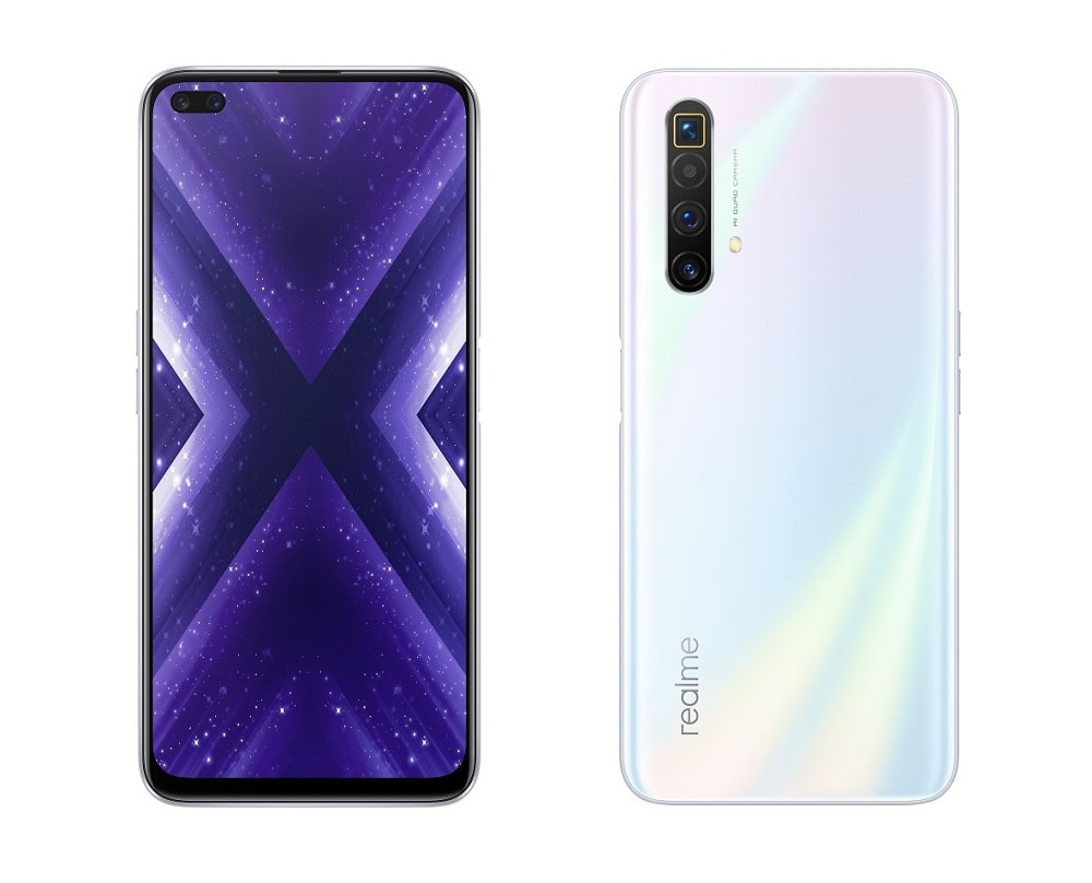 Render oficial del diseño frontal y dorsal del Realme X3 SuperZoom.