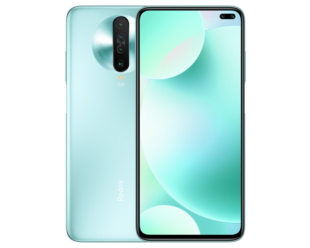 Render oficial del diseño frontal y dorsal del Redmi K30 5G Racing Edition.