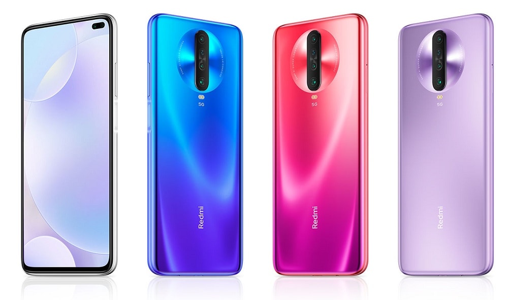 Render oficial de todos los colores del Redmi K30 5G Racing Edition.