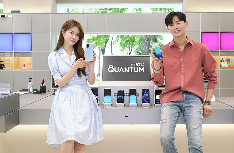 Render publicitario de la presentación del Samsung Galaxy A Quantum.