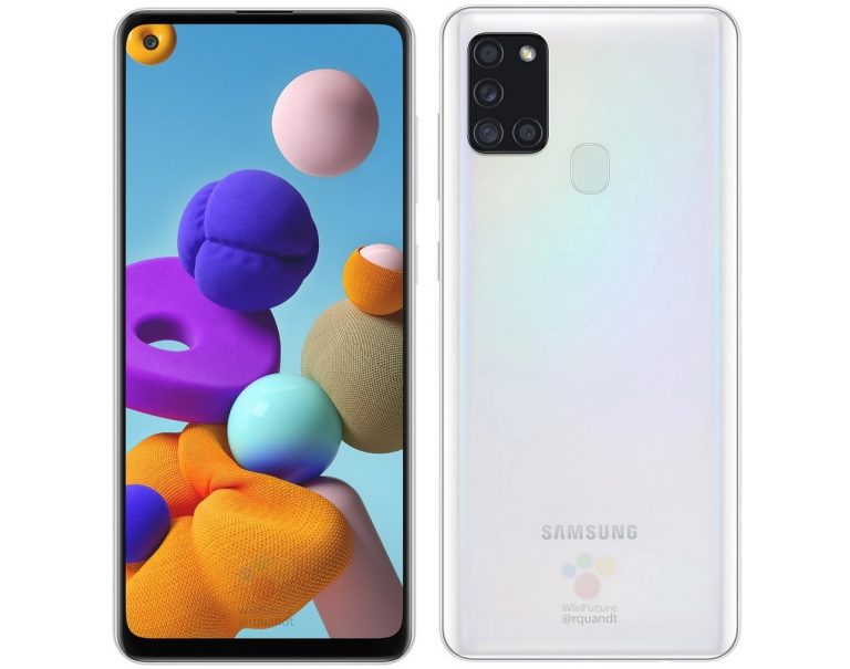 Imágenes y características oficiales filtradas del Samsung Galaxy A21s
